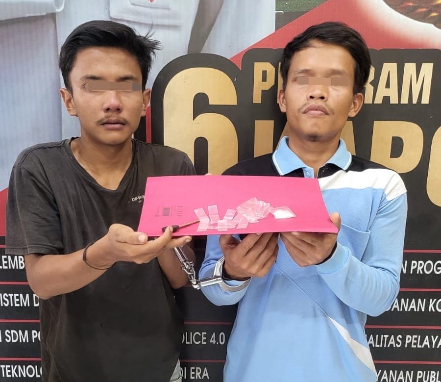 Polisi Tangkap Dua Pengedar Sabu di Inhu