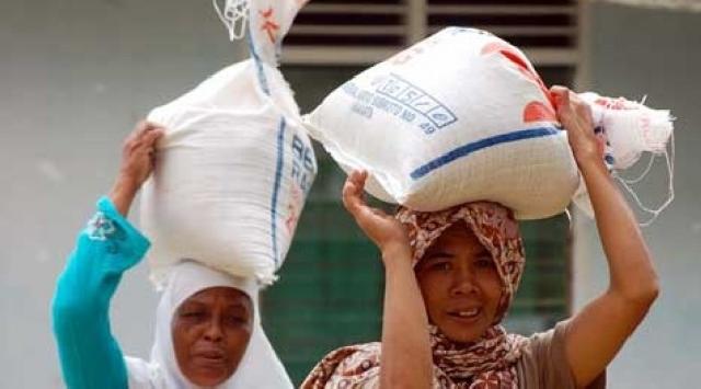 605 Ton Beras Raskin di Inhu Sudah Disalurkan