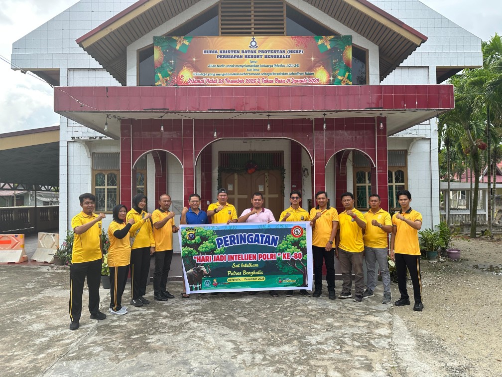 Hari Jadi Intelijen Polri ke-80, Satintelkam Polres Bengkalis Gelar Bakti Sosial Lintas Agama