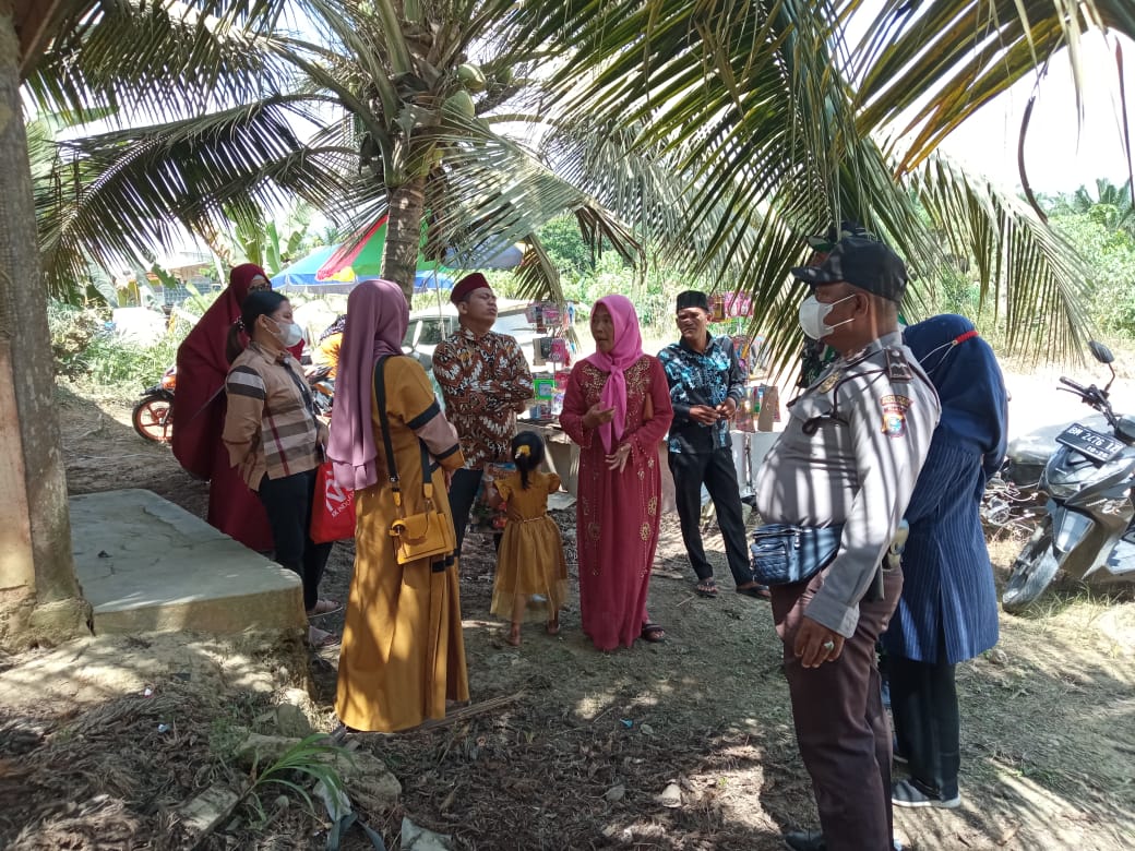 Polsek Langgam Patroli C3 dan Sosialisasi Prokes Kepada Masyarakat