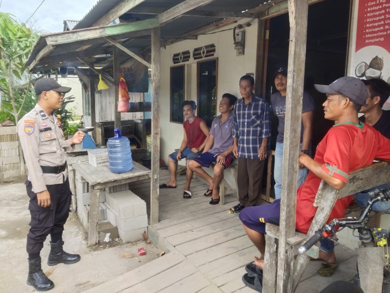 Polsek Batang Tuaka Komitmen Jaga Kamtibmas Melalui Kegiatan Cooling System