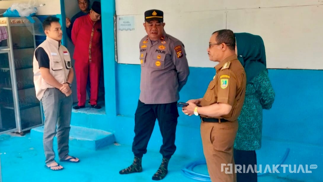 Kapolsek TPTM Pastikan Dapur MBG di Rohil Aman dan Higienis
