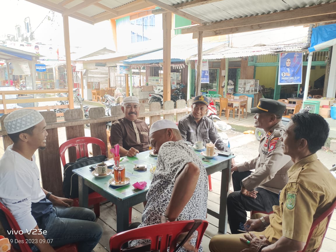 Polsek Tanah Merah Gelar Cooling System, Ajak Warga Wujudkan Suksesnya Pemilu Damai 2024