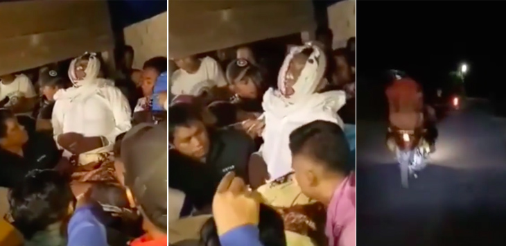 Merinding! Ini dia Video Jenazah Warga Sigi Diangkut Motor Malam Hari Gara-gara Akses Jalan Sulit