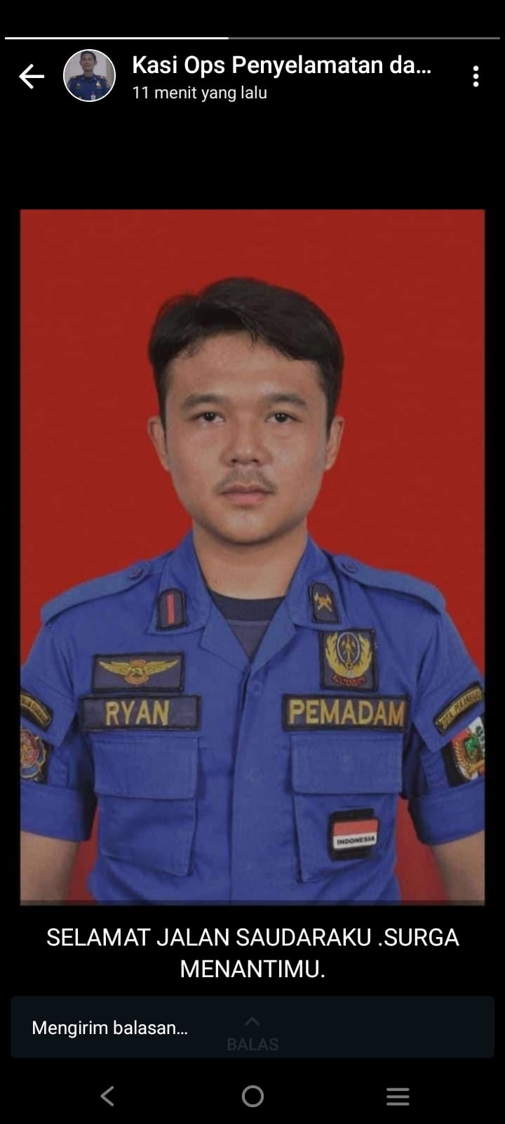 Pj Walikota Pekanbaru Janjikan Penghargaan ke Petugas DPKP yang Gugur Saat Bertugas