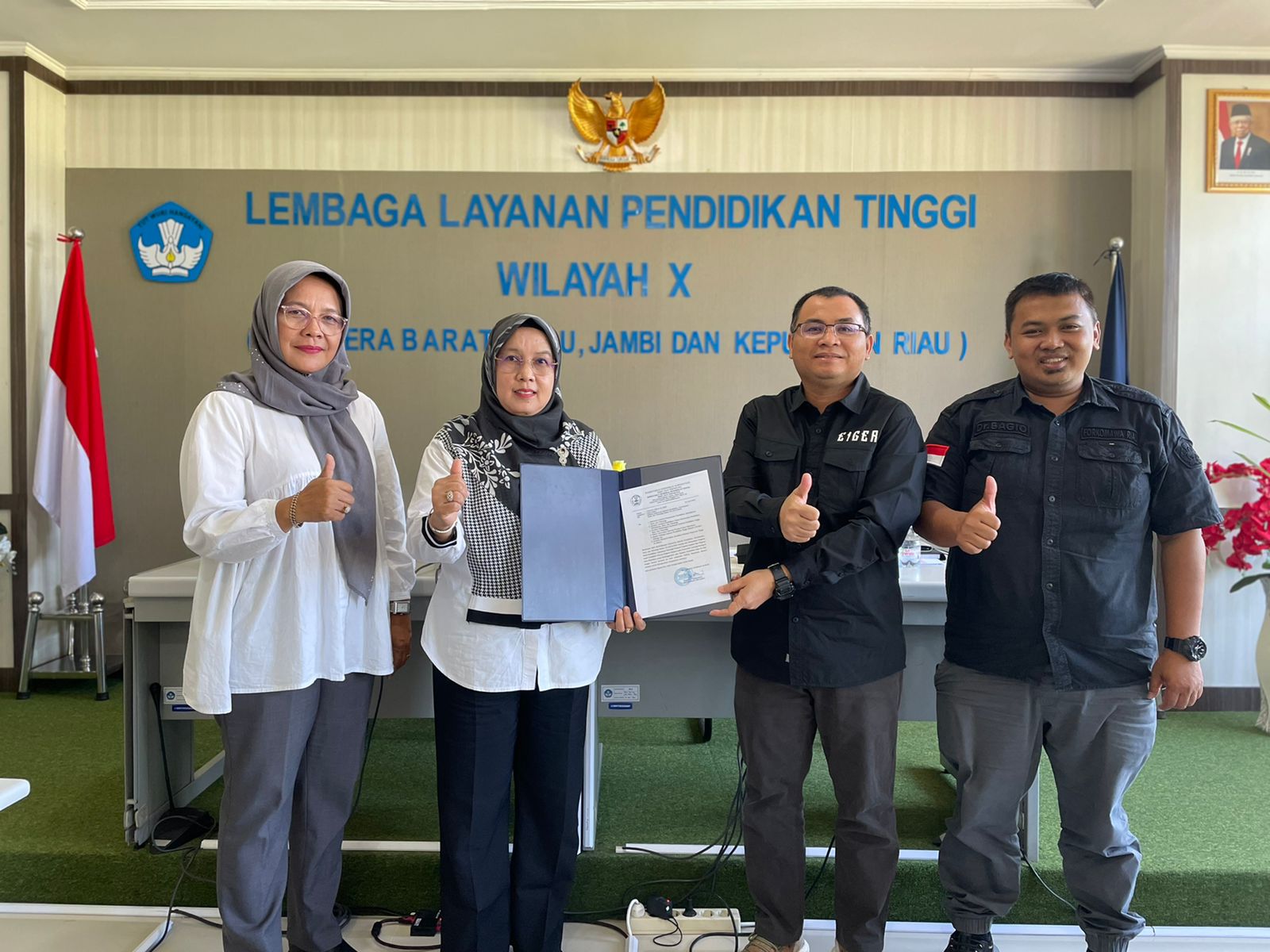 Kepala LLDIKTI Wilayah X : Saya Salut Dengan Unilak, Dalam 2 Bulan Berdiri 5 Prodi Baru