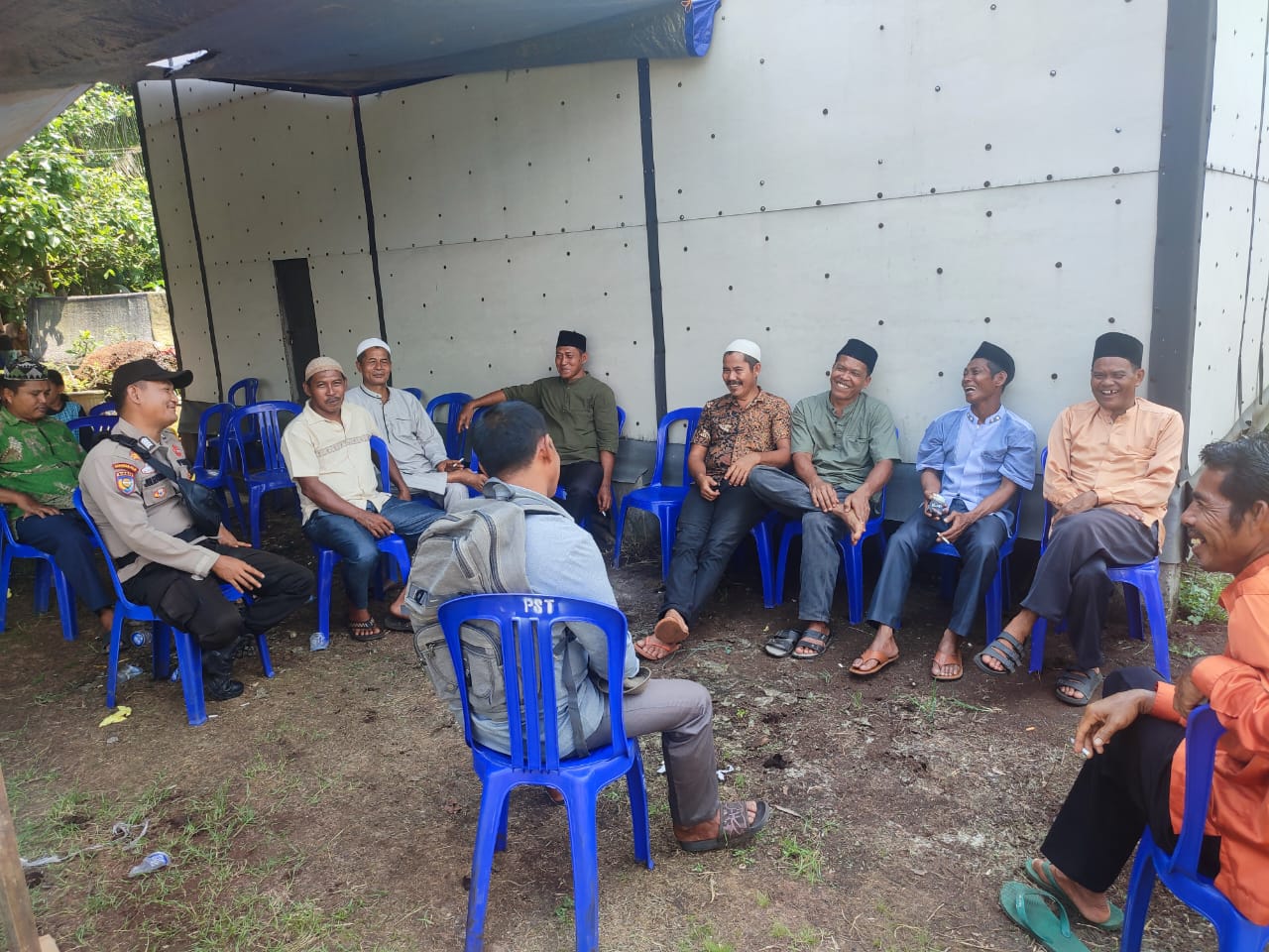 Pesan Polsek Teluk Meranti Agar Pilkada Berjalan Damai