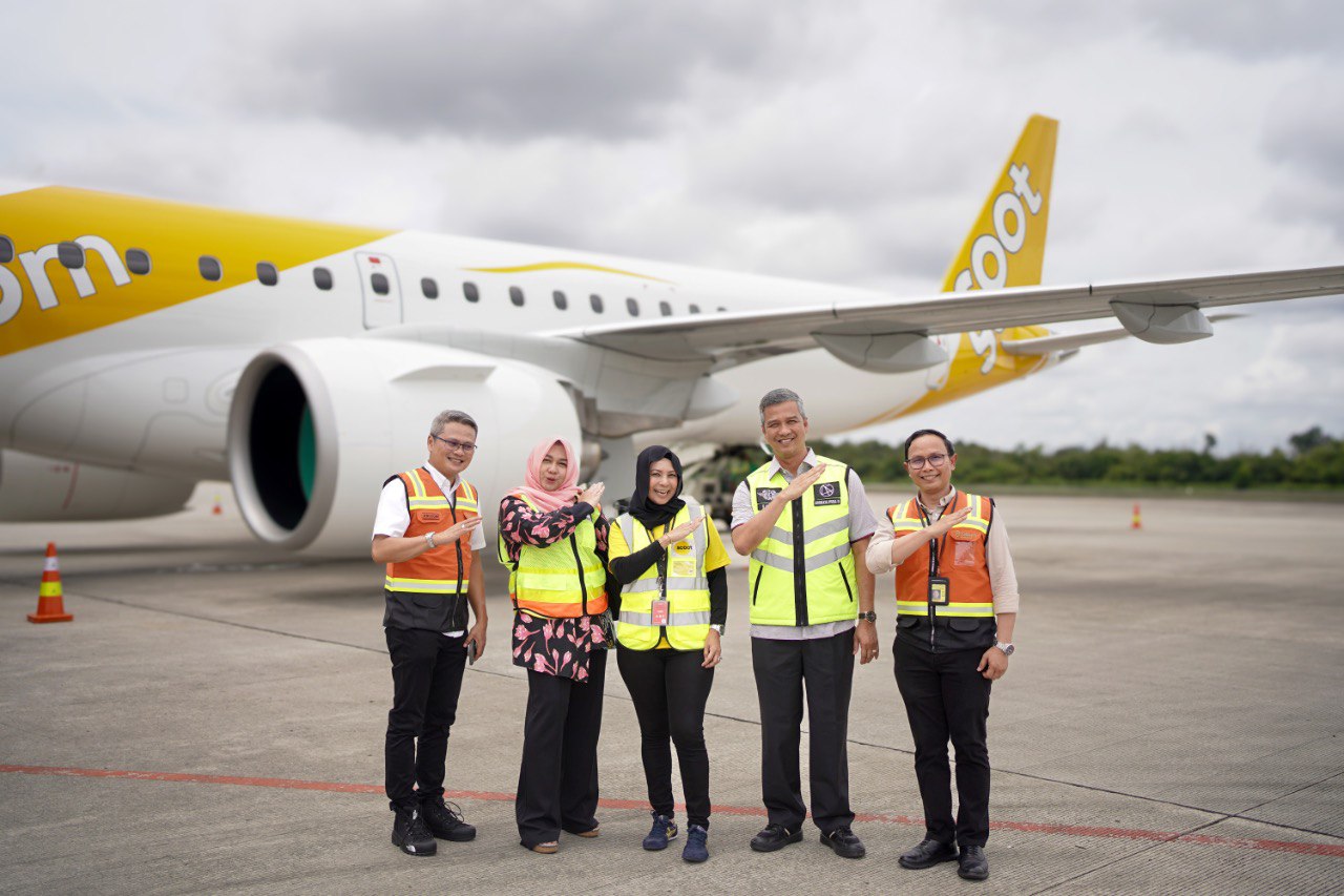Scoot Airlines Operasikan Pesawat Embraer di Rute Singapura-Pekanbaru