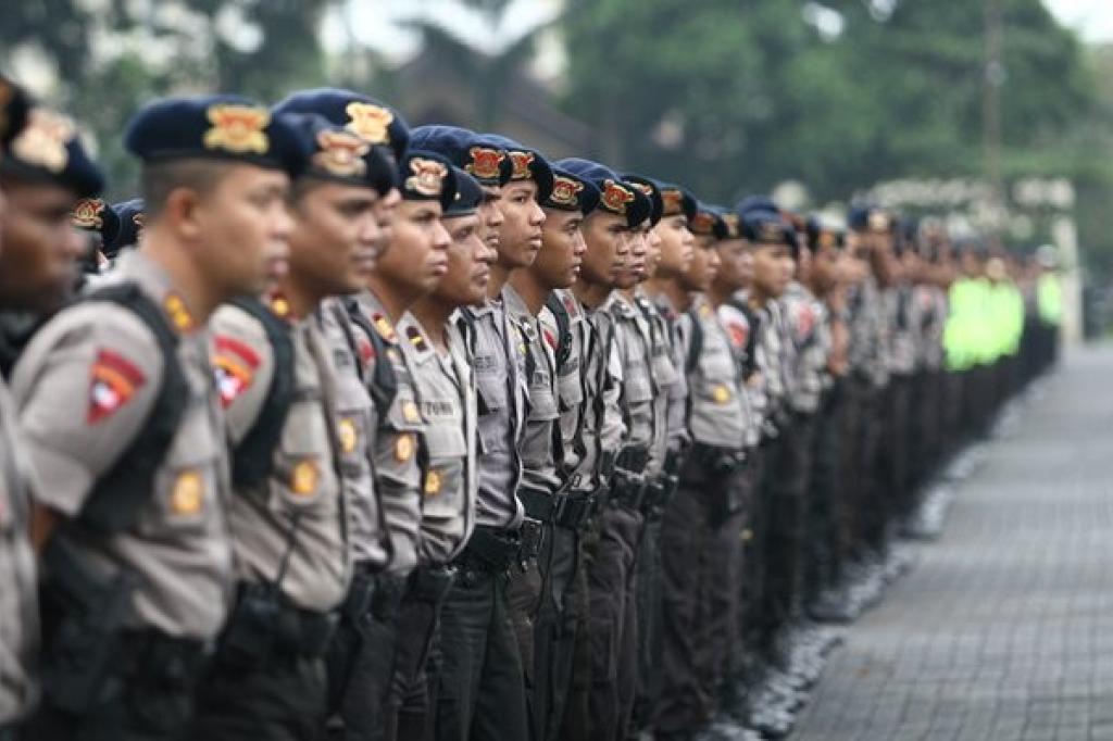 Polisi Siapkan Ribuan Personel dan Water Canon di Kedubes Myanmar