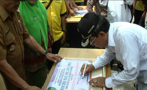 Bupati Wardan Resmikan Gebyar DMIJ di Kecamatan Kempas