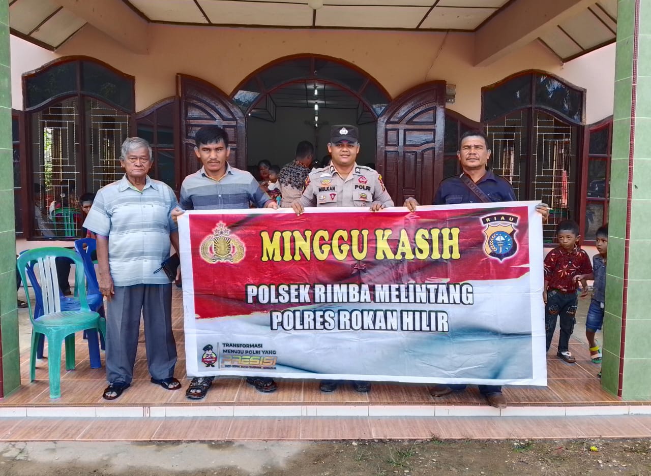 Polri Dengar Aspirasi Umat, Polsek Rimba Melintang Minggu Kasih di Dua Gereja
