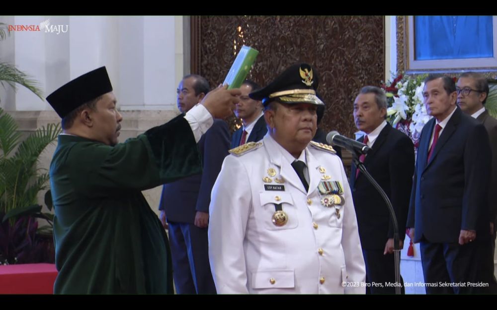 Pasca Dilantik Menjadi Gubernur Riau, Edy Natar Nasution Mohon Doa dan Dukungan