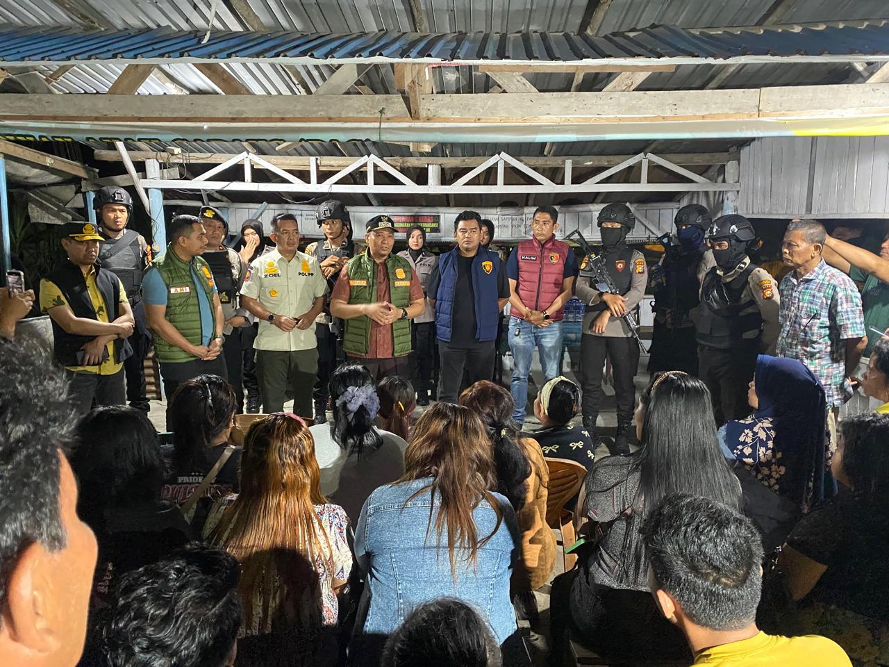 Wawako Pekanbaru Masih Dapati Aktivitas di Tenda Biru, 4 Wanita dan Miras Diamankan