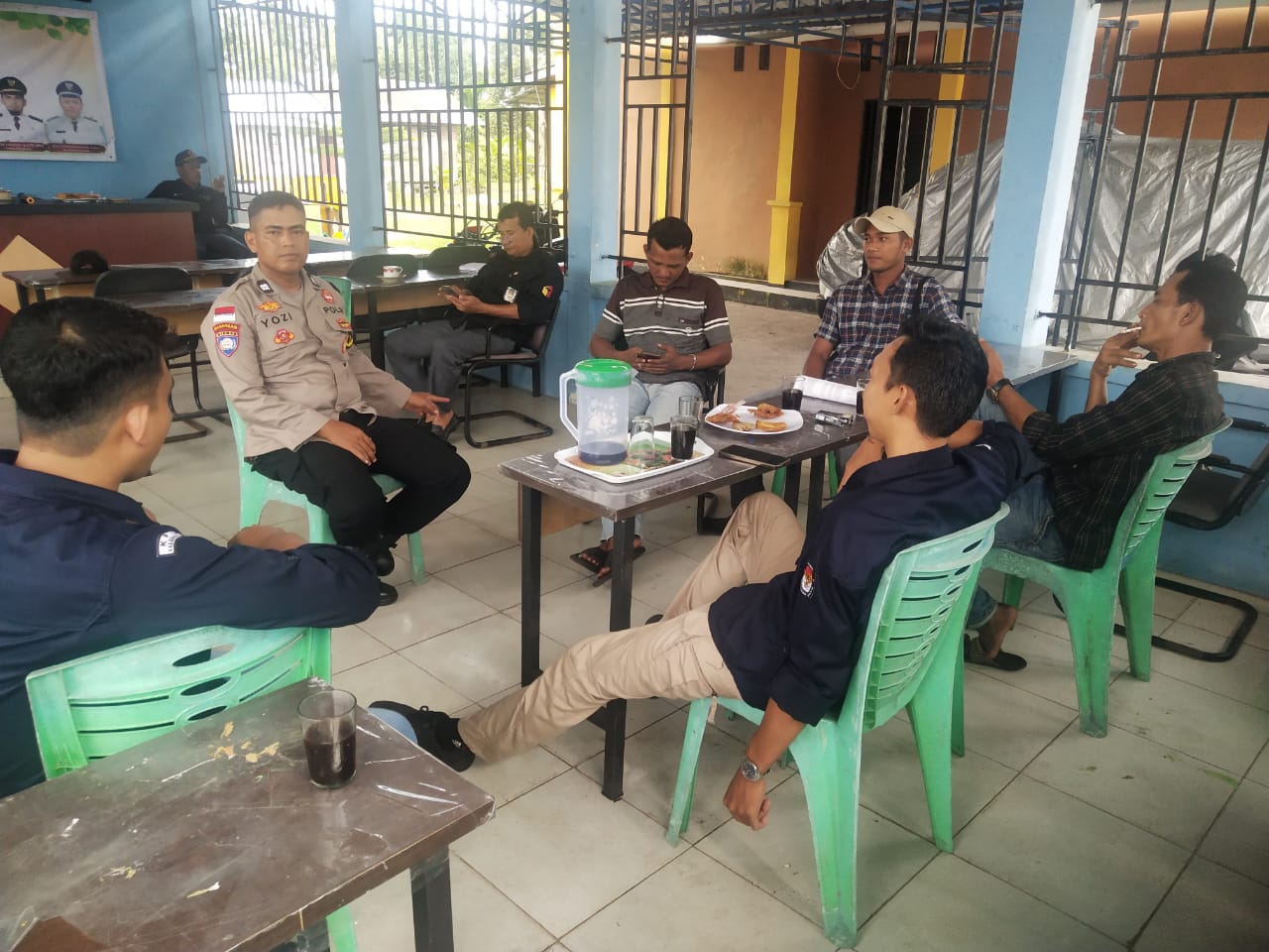 Bhabinkamtibmas Polsek Bengkalis Ajak Masyarakat Desa Kelebuk Jaga Kondusivitas Jelang Pilkada 2024