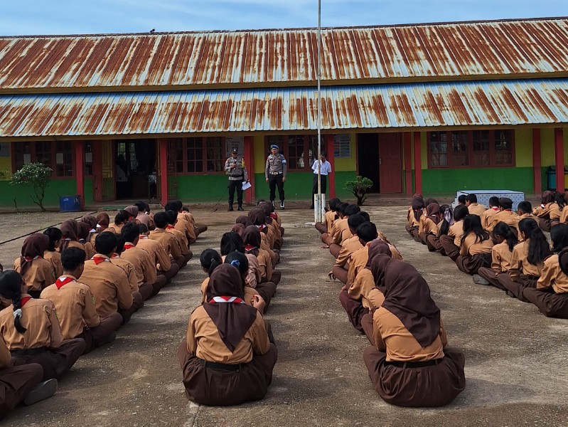 SMA Kemala Taruna Bhayangkara Gelar Sosialisasi Penerimaan Peserta Didik Baru di SMPN 2 Bangko Pusako