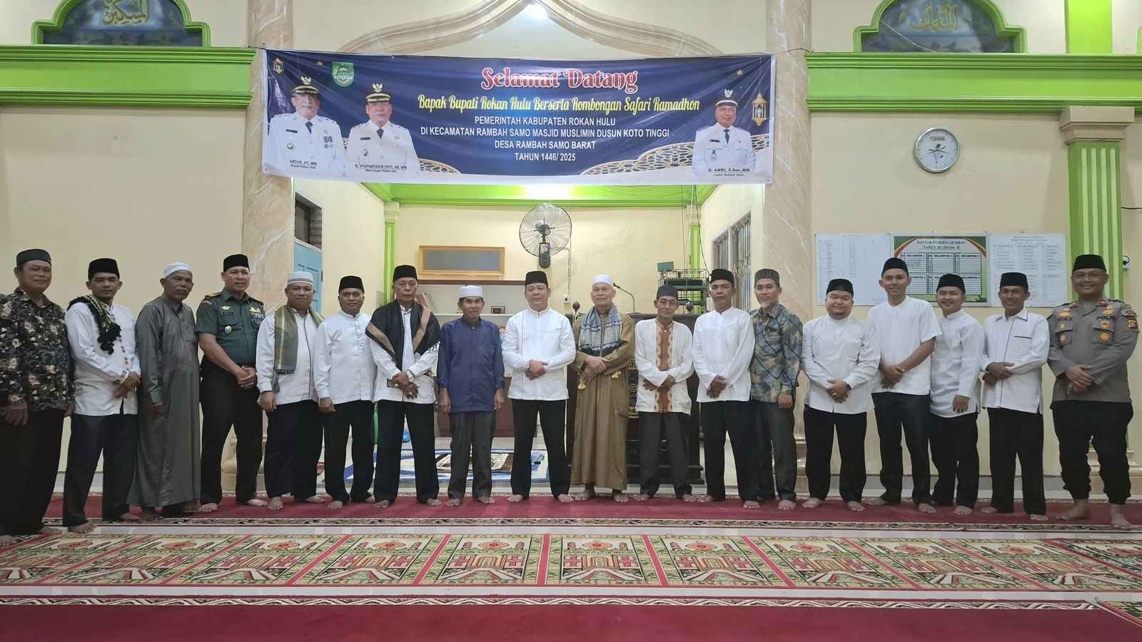 Wabup Syafaruddin Poti Safari Ramadhan di Rambah Samo, Sampaikan 4 Program Prioritas 2025