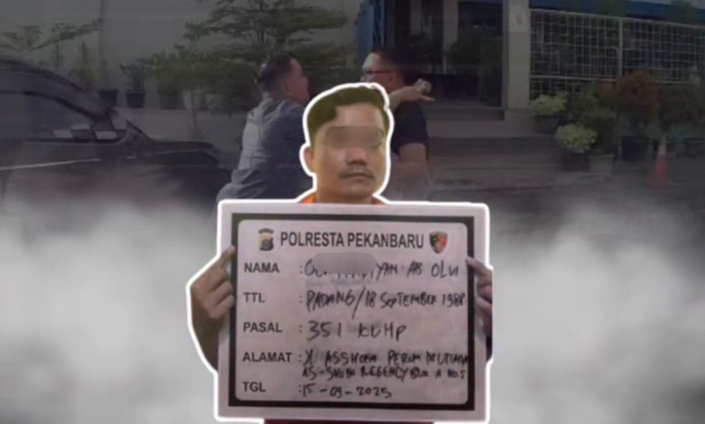 Kasus Penganiayaan Wali Murid SD Assofa Pekanbaru Masuk Babak Baru, Tersangka Ditahan Kejari