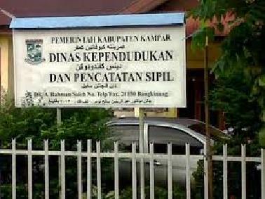 Sejak Dua Hari Lalu, Kadisdukcapil Kampar Tak di Kantor