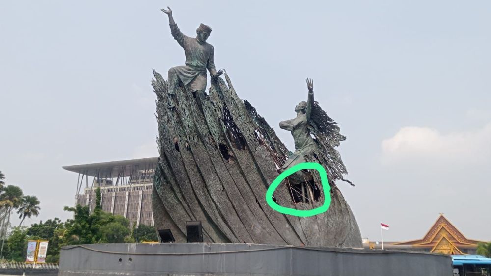 Pemprov Riau Segera Perbaiki Tugu Zapin Peka
