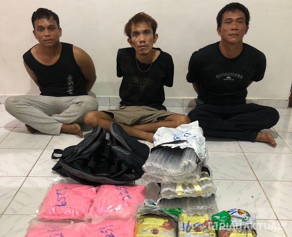 Perjuangan Polda Riau Ungkap Sabu 5 Kg dan 20 Ribu Pil Ekstasi dari Luar Negeri