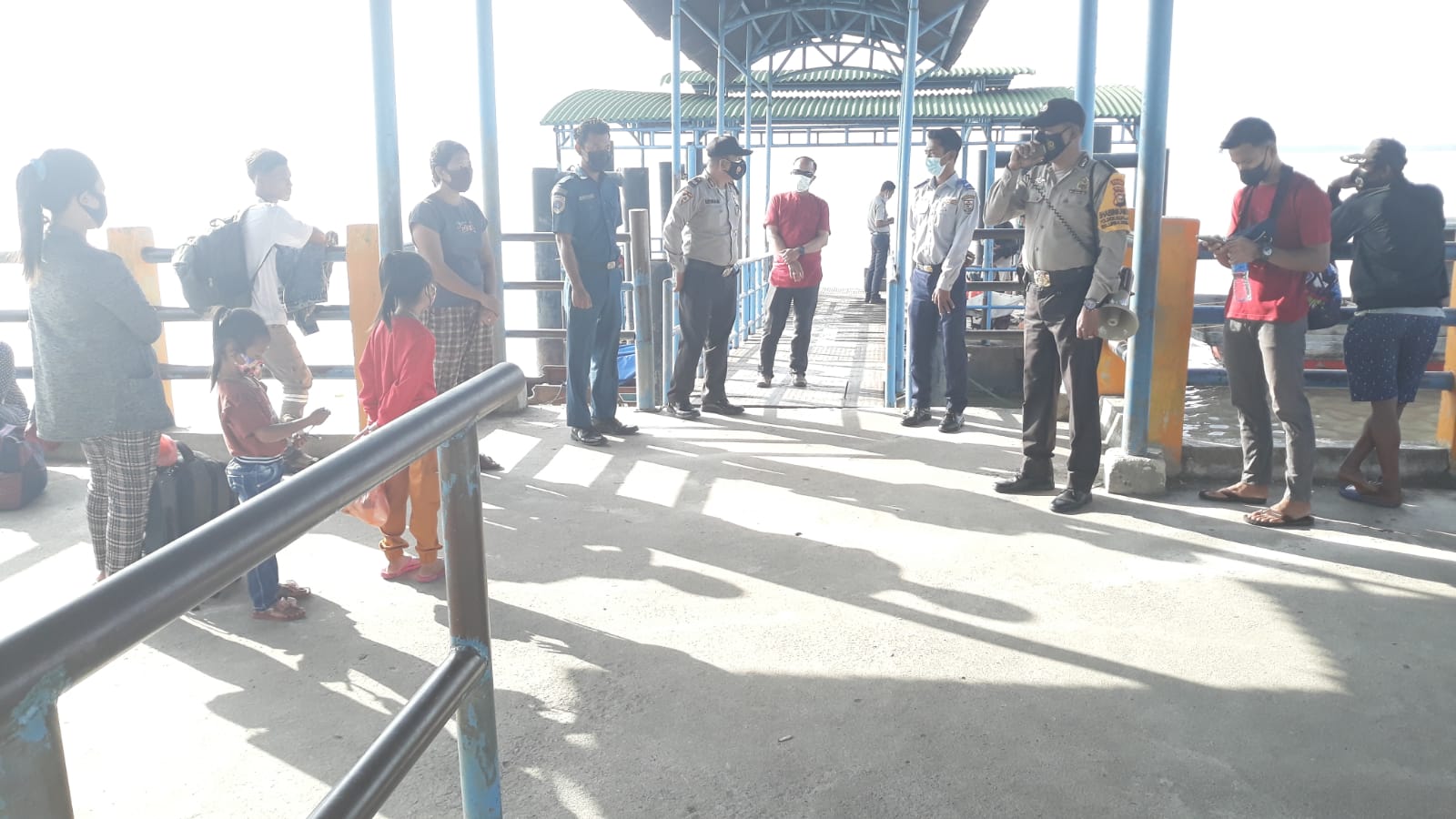 Kapolsek Kuala Kampar Gelar Operasi Yustisi di Pelabuhan