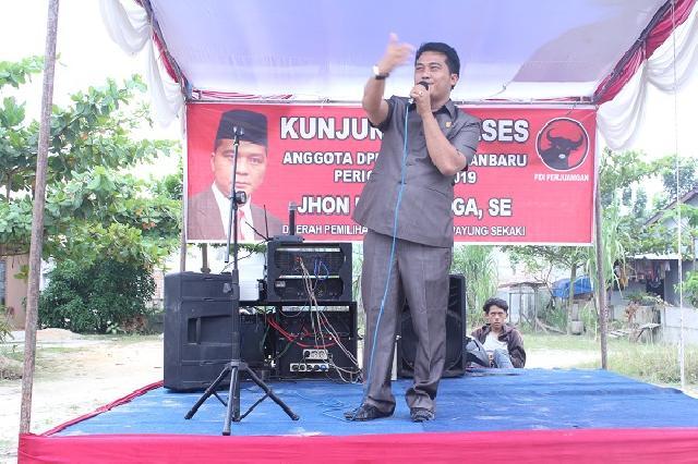 Buruknya Drainase Hingga Banjir Dikeluhkan Warga Dalam Reses Jhon Romi Sinaga