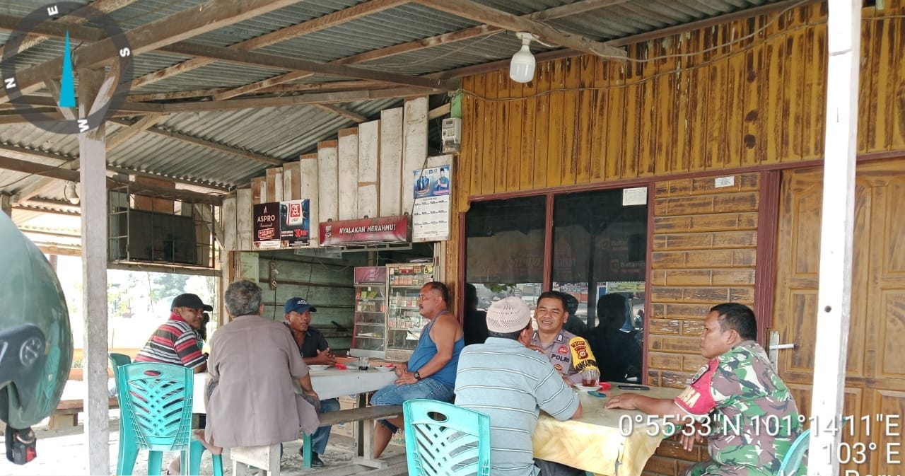 Sinergitas TNI-Polri Gelar Cooling System untuk Pilkada Damai di Siak