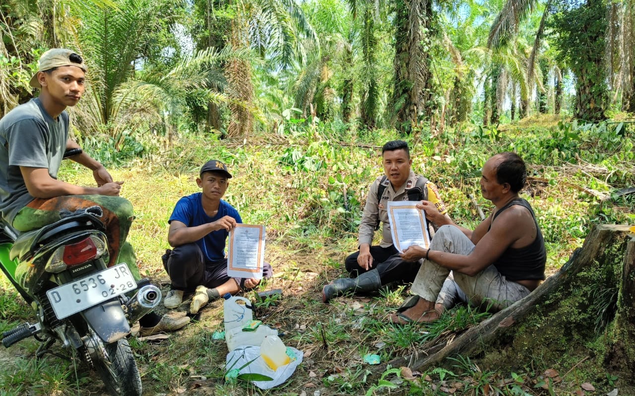 Polsek Bangko Pusako Gencarkan Patroli dan Sosialisasi Cegah Karhutla