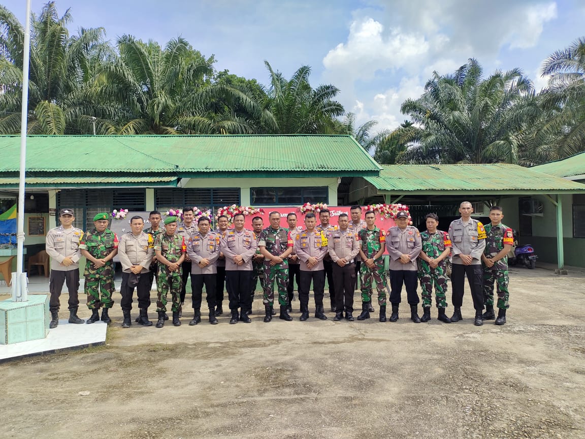 Polsek Peranap dan Koramil Komitmen Jaga Stabilitas Keamanan dan Netralitas