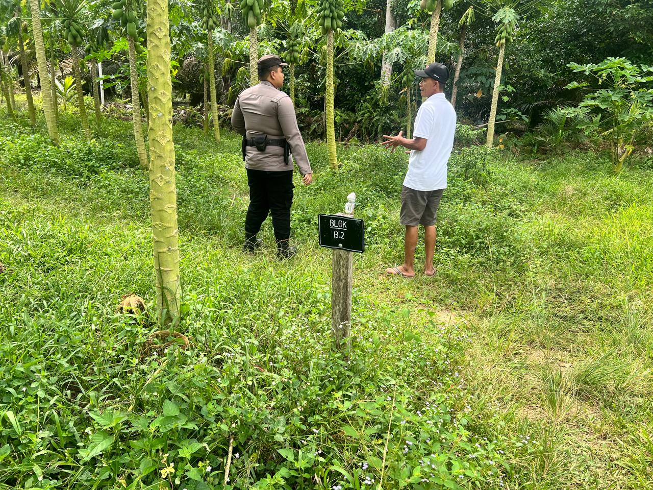 Polsek Bangko Pusako Terus Dukung Asta Cita Lewat Program Ketahanan Pangan
