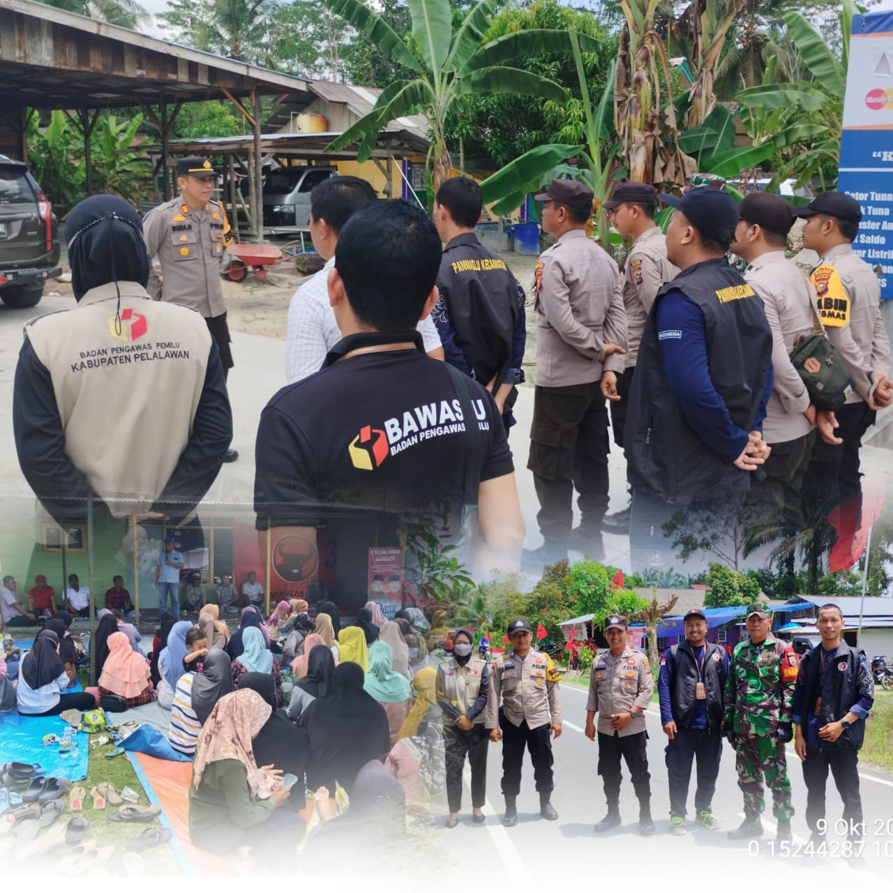 Kawal Kampanye, Kapolsek Ukui Tegaskan Netralitas Pilkada