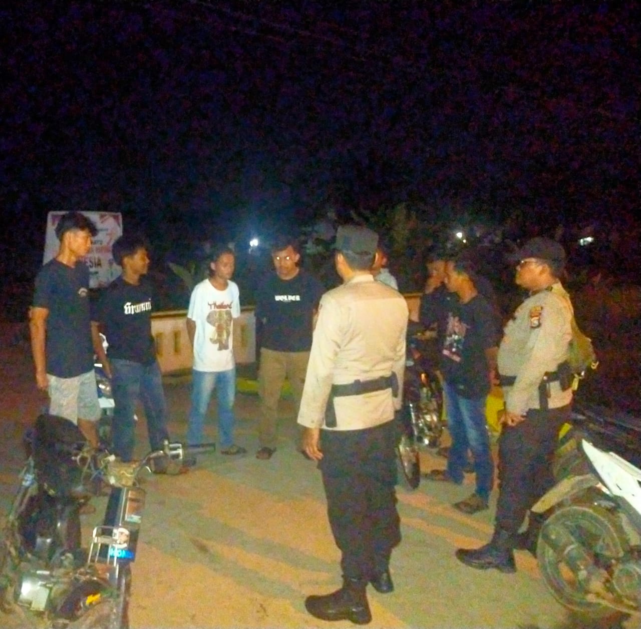 Cegah Curat, Curas, dan Curanmor, Polsek Bangko Pusako Gencar Lakukan Patroli