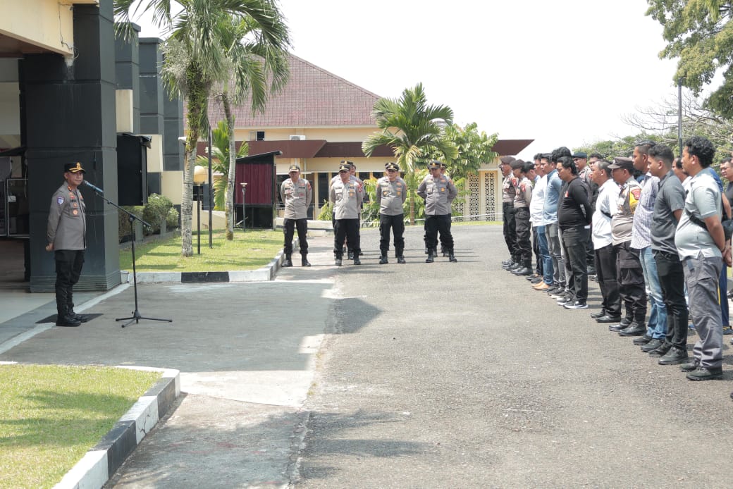 Kapolres Kuansing Pimpin Apel Satgas PETI, Tegaskan Perang Terhadap Tambang Ilegal