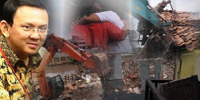 Antara Ahok dan penggusuran di Ibu Kota