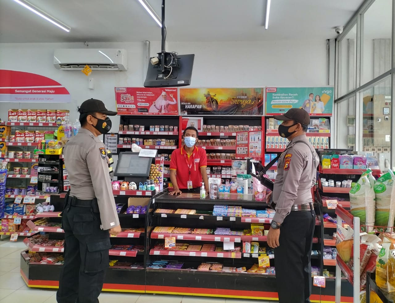 Jaga Stabilitas Keamanan Wilkum, Polsek Pangkalan Lesung Gencar Patroli