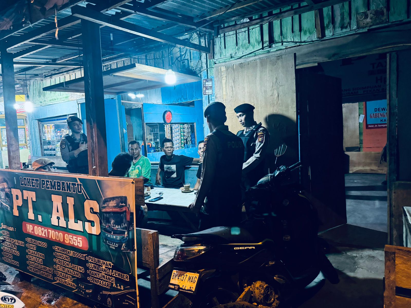 Patroli Satgas II Preventif Polres Rohul Jaga Kamtibmas Menjelang Pilkada 2024