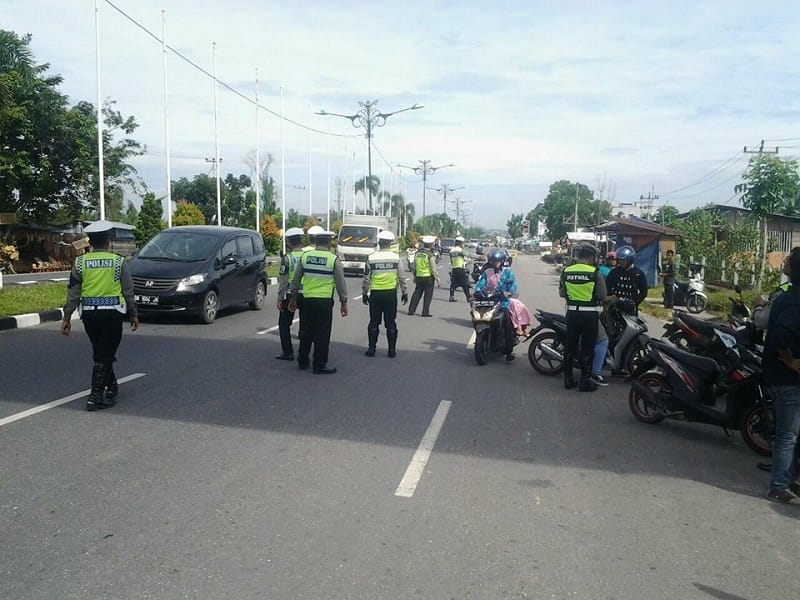 105 Pengendara Kena Teguran di Pekanbaru, Pelanggaran Helm Masih Mendominasi