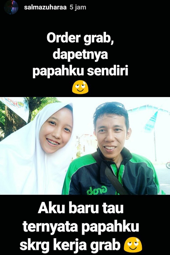 Haru, Cerita Dramatis Anak Bertemu Sang Ayah Lewat Order Grab