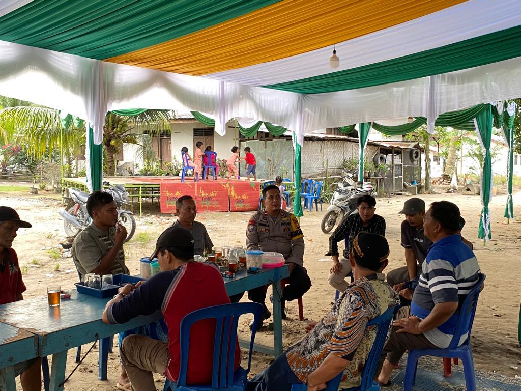 Jelang Pemilu, Kapolsek Tapung Hilir Terus Imbau Warga Tertib