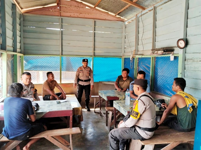 Polsek Rimba Melintang Cooling System di Seremban Jaya untuk Pilkada 2024 Aman