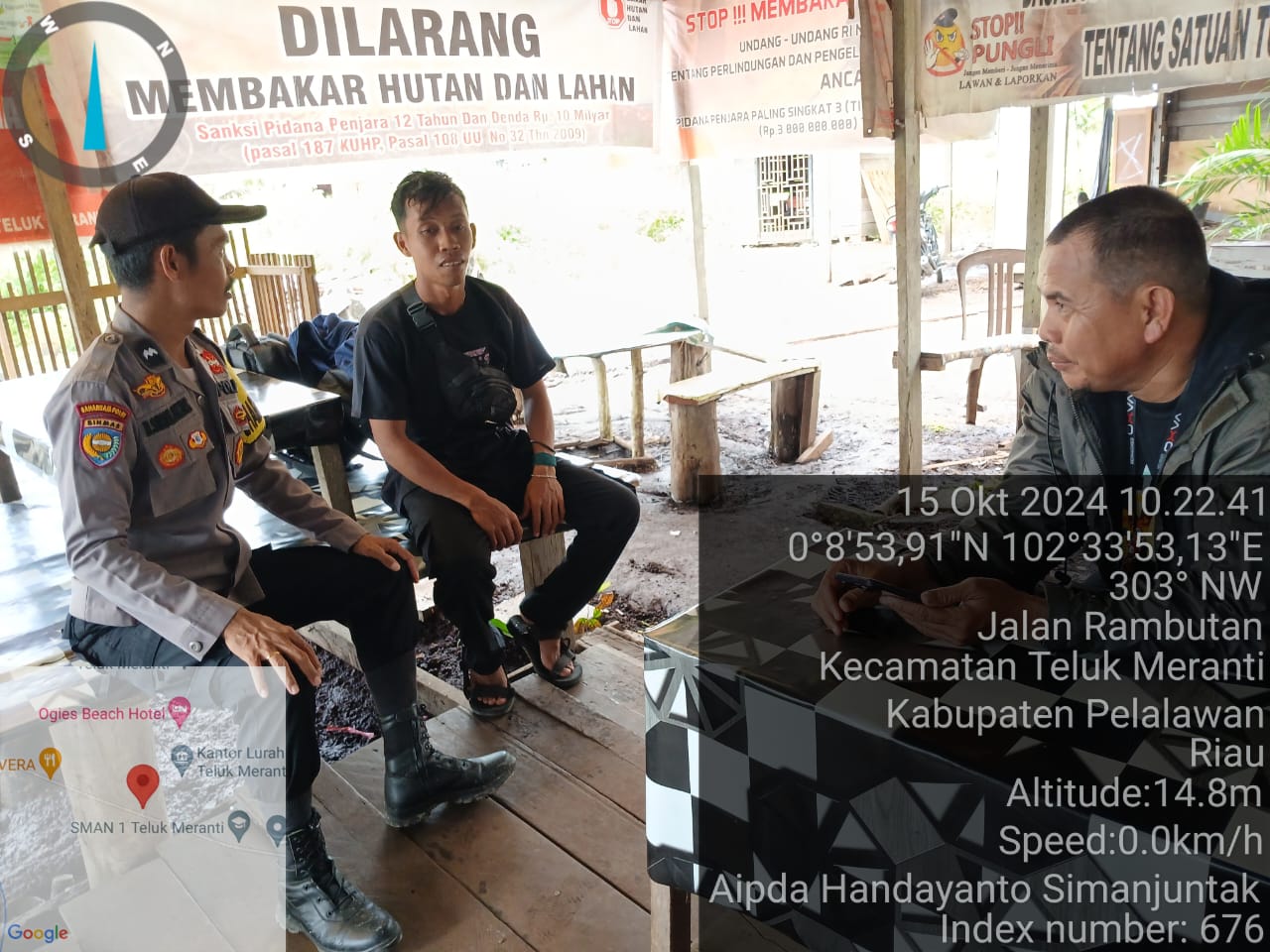 Pesan Iptu Hendra ke Warga: Jaga Kondusifitas Jelang Pilkada