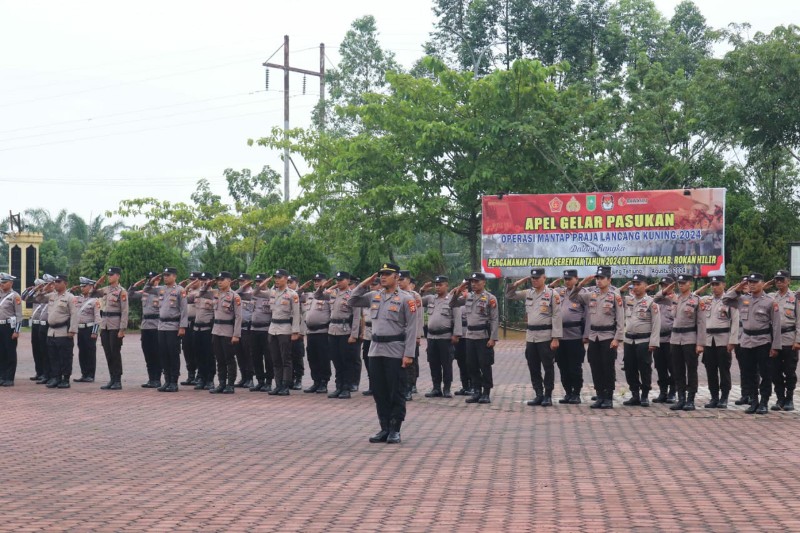 Peringati Hari Kesaktian Pancasila, AKBP Isa Ingatkan Personel Polres Rokan Hilir Laksanakan Cooling System Humanis