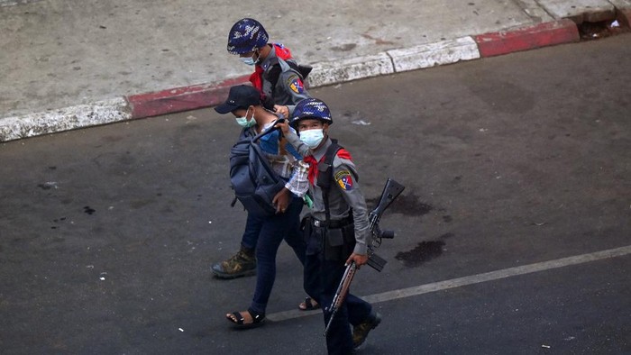 2 Demonstran Antikudeta Kembali Tewas Ditembak Polisi Myanmar