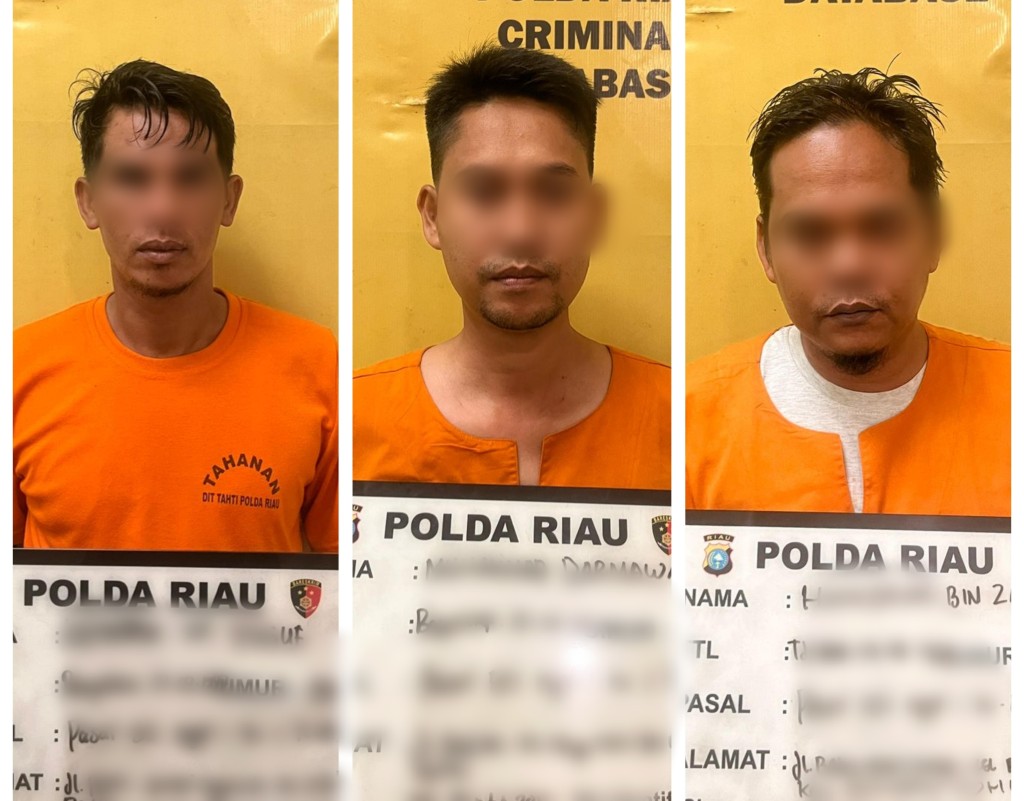 Modus Rekomendasi Nelayan, Tiga Tersangka Diduga Selewengkan 1.992 Liter BBM Subsidi di Rohil Diciduk Polisi