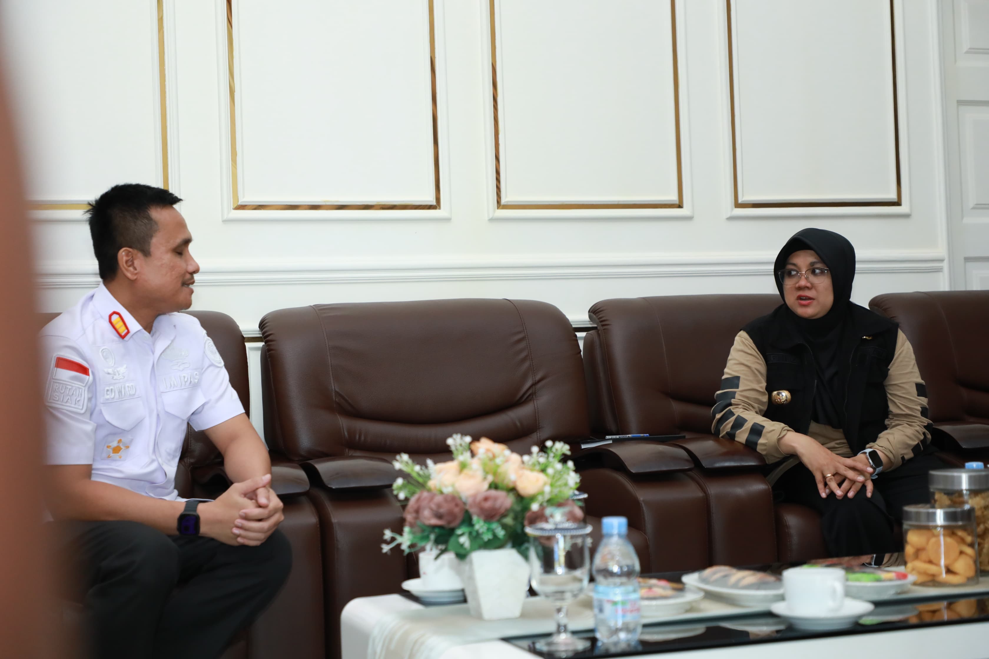 Bupati Afni Tanggapi Krisis Air dan Overkapasitas di Rutan Kelas II B Siak