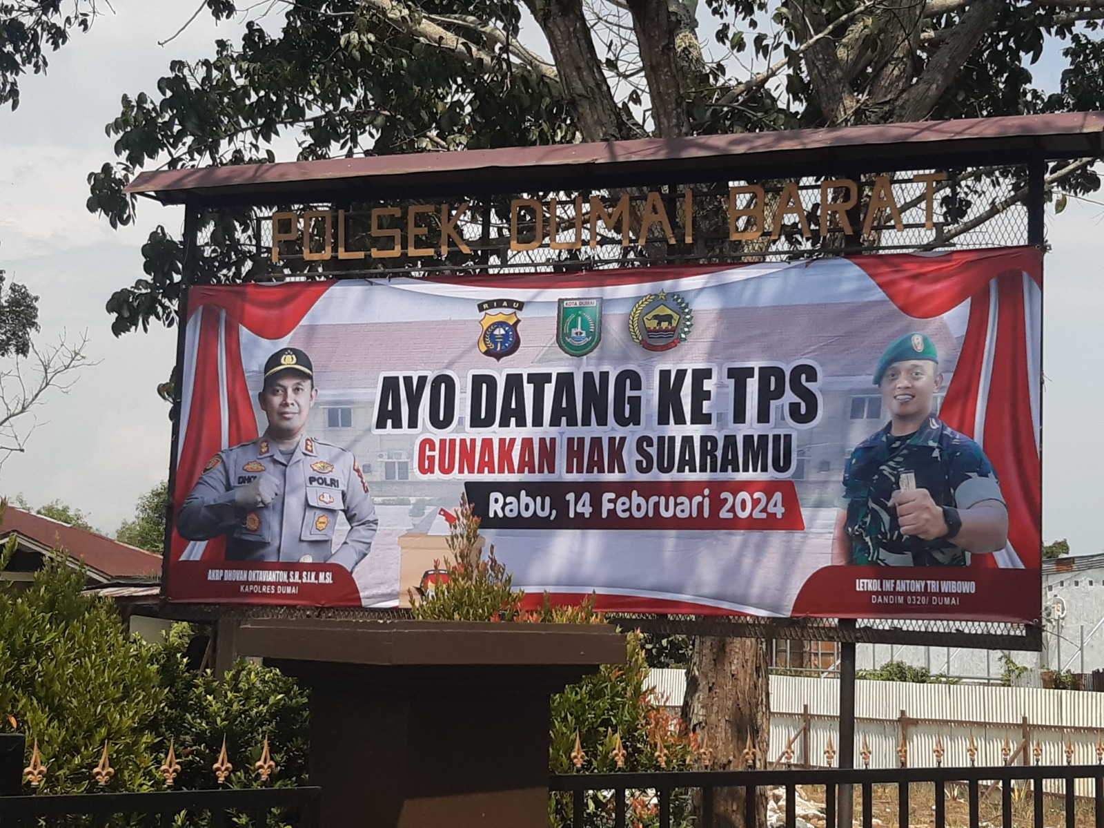 Polsek Dumai Barat Dorong Partisipasi Masyarakat di Pemilu 2024