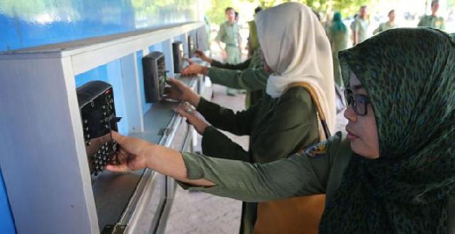 Dinas PUPR Pelalawan Berlakukan Absensi Print Mata