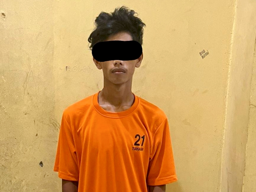 Aksi Pencurian Kotak Infak di Kuansing Terekam CCTv, Remaja 20 Tahun Diamankan