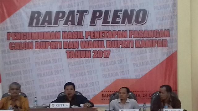 Pilkada Kampar Diikuti Lima Pasangan Calon