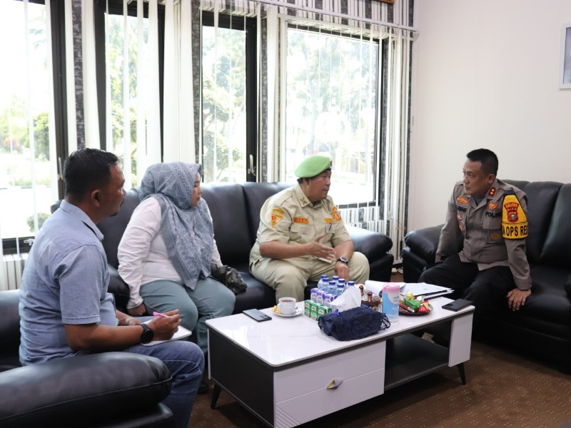 Kapolres Rohil Gelar Cooling System Bersama Pemuda Panca Marga untuk Wujudkan Pilkada Damai 2024